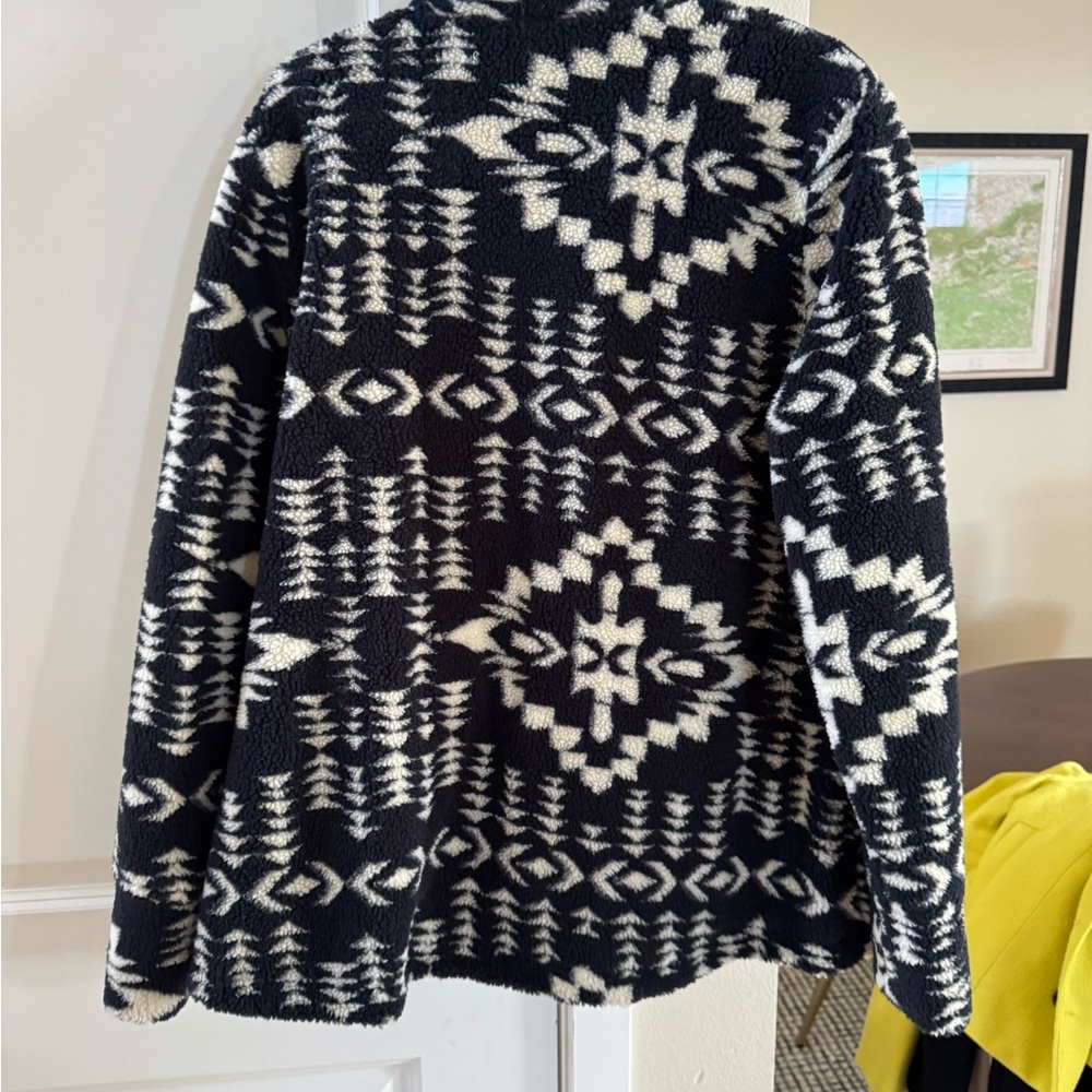 Pendleton Black And White Patterned Jacket - image 2